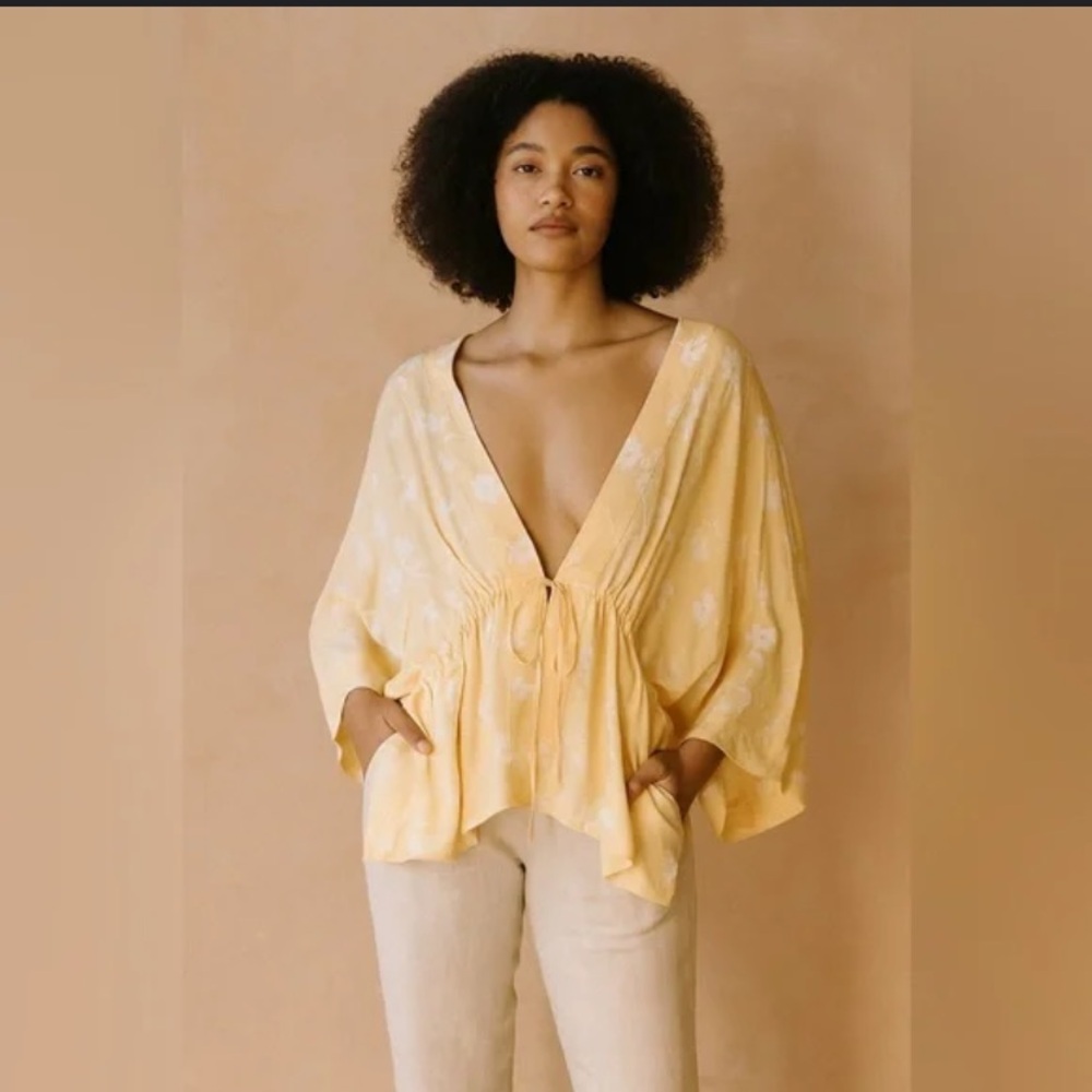 Kismet Soft Yellow Blouse